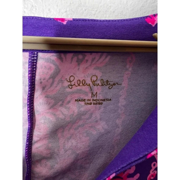 Lilly Pulitzer Purple and Pink Midi Dress - Picture 5 of 9